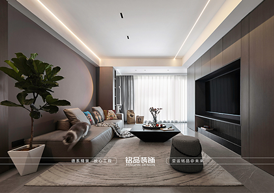 台州-香榭水岸-铭品装饰【毛坯房家装】【现代轻奢风格】120方