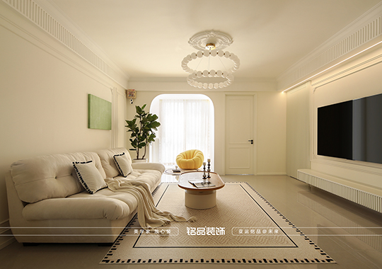 台州-学府春天 铭品装饰【毛坯房家装】【法式奶油】120方