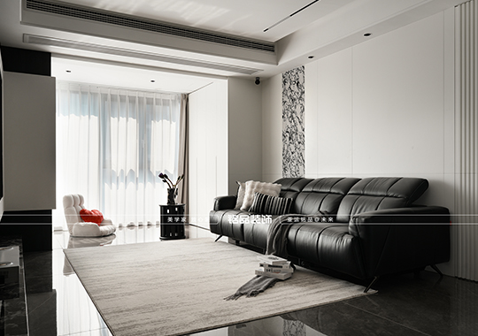 台州-学府春天 铭品装饰【毛坯房家装】【现代黑白灰】139方