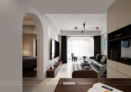 台州-春风华府 铭品装饰【毛坯房家装】【中古风】130方