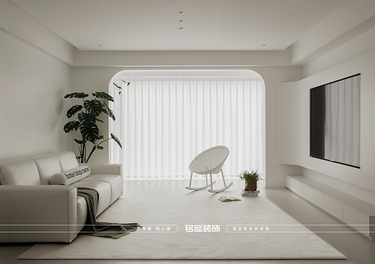 台州-湖畔云邸 铭品装饰【毛坯房家装】【纯白极简】125方