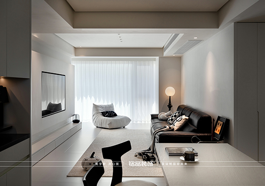 台州-心海上城 铭品装饰【毛坯房家装】【黑白极简】135方