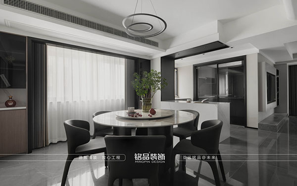 台州装修公司,现代风格餐厅效果图