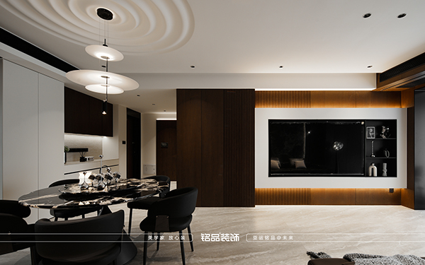 台州装修客餐厅装修效果图